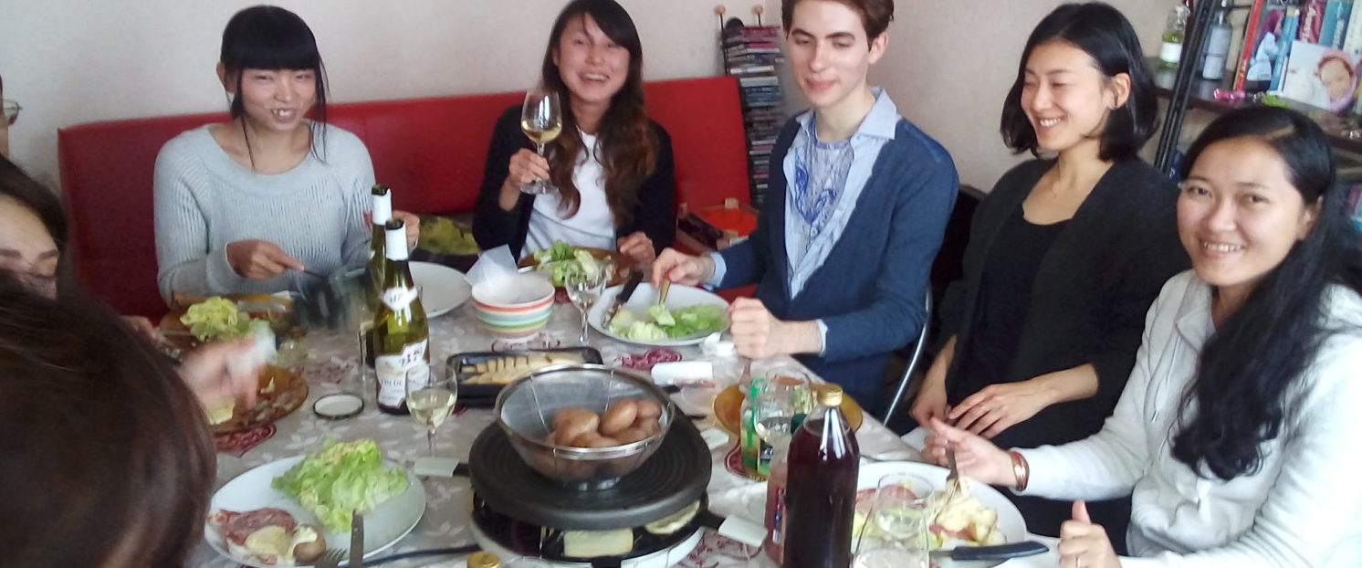 Très bonne ambiance lors de cette raclette