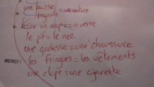 Les étudiants rapportent des mots en plus !