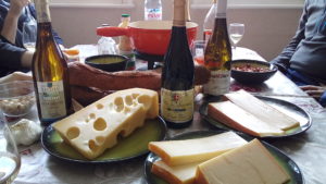 Les ingrédients pour la fondue