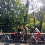 Pause dans les gorges du Sierroz