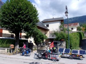 Le vélo solaire de Michel