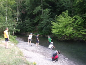 Pause à la rivière
