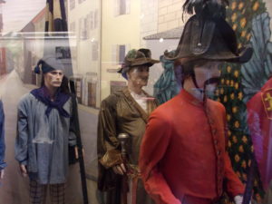 Les uniformes dans le musée