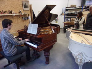 Johann nous a joué un morceau de Brahms
